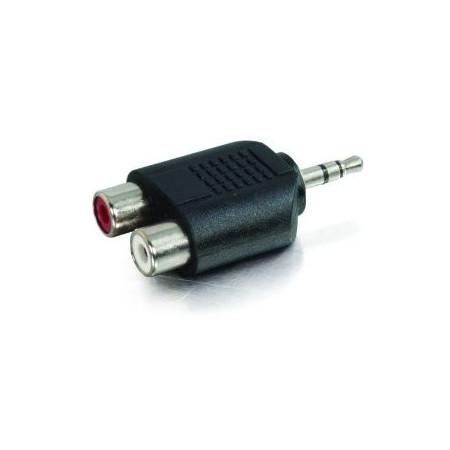 Adapter JACK 3,5 M / 2xCINCH Ž