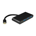 HUB USB-C  3xUSB-A 3.0 + USB-C iSNATCH Power Delivery