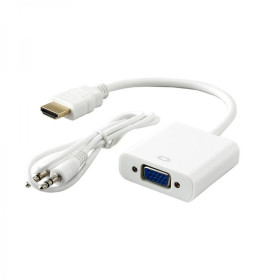 Adapter HDMI M - VGA SBOX Ž HD15 Aktivni na kablu 15cm