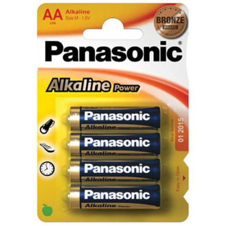 Baterije Panasonic AA/LR6 4/1 - Dolgotrajna moč za vaše naprave