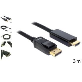 Kabel DisplayPort / HDMI 3m