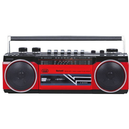 Radio kasetofon SD/USB/BT TREVI RR501 rdeč