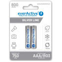 Baterije EverActive AAA/HR03 800 mAh Silver Line - Zanesljive in dolgotrajne